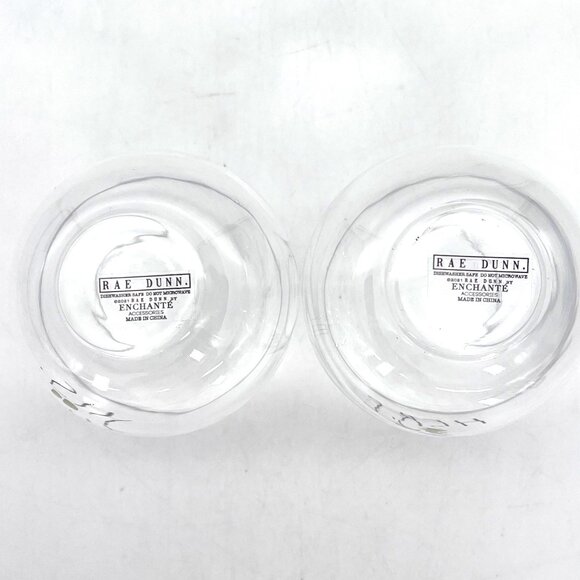 Rae Dunn Stemless Wine Glass Set His & Hers Shamrock Enchante' Accessories 2021 - Picture 4 of 9